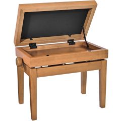 K&M 13957 Banquette avec rangements partitions - naturel mat velours - Vue 2